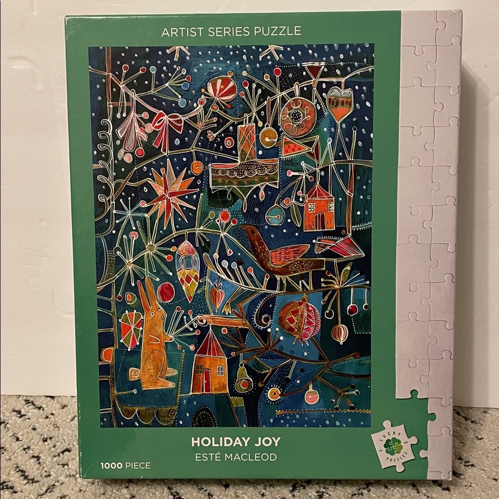 SOLD Holiday Joy Christmas Puzzle - by Lucky Puzzles